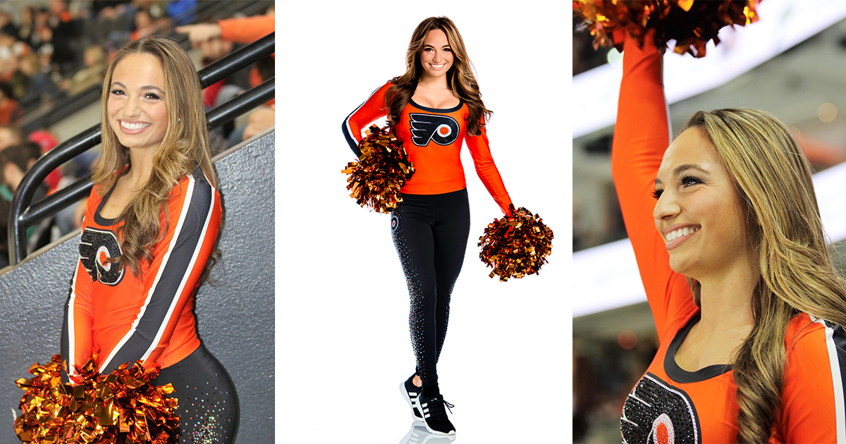 Rider senior earns spot as Philadelphia Flyers cheerleader Rider University
